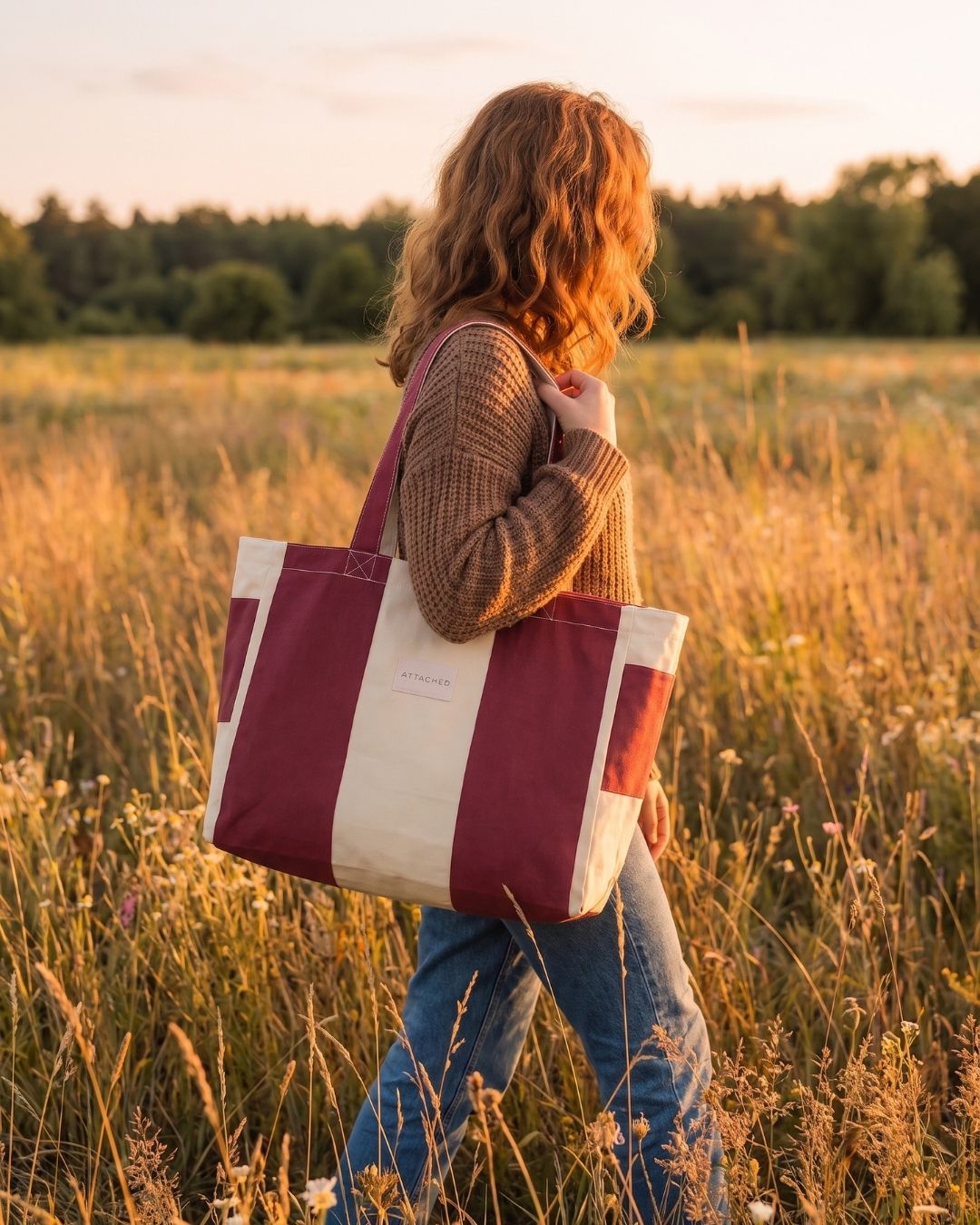 Maxi Shopper Tasche Reckenbühl - Upcycled aus alten Balkonmarkisen – Bild 5
