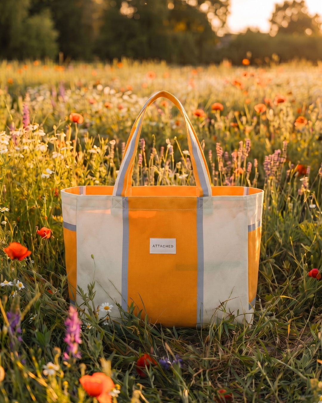 Maxi Shopper Tasche Steinhof - Upcycled aus alten Balkonmarkisen – Bild 5
