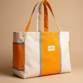 Maxi Shopper Tasche Steinhof - Upcycled aus alten Balkonmarkisen